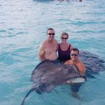 Cayman Snorkel family with stingray